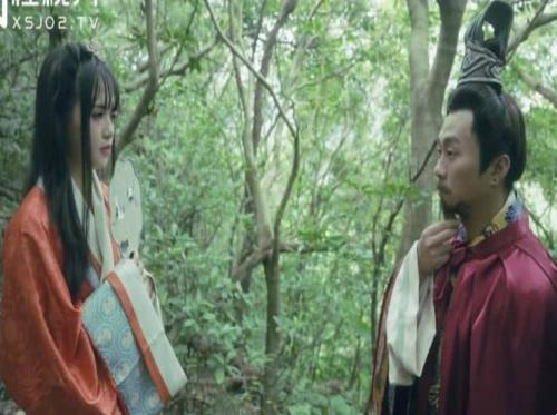 Liu Bei ช่วยหญิงสาวที่หลงอยู่ในป่า